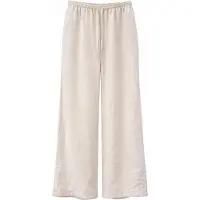 Mazine Women's Drawstring Linen Pants Pantaloni tempo libero Donna (XS, beige)