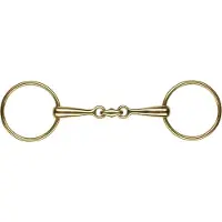 Ekkia FEELING Filetto ad anelli Anatomic Cyprium con imboccatura sottile e massiccia, misura: imboccatura 125 mm, spessore imboccatura 16 mm