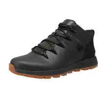 Timberland per uomo. TB0A2PB40151 Stivali Sprint Trekker Mid in pelle nera (41), Nero, Basso, Stringhe, Casual, Sportivo, Outdoor