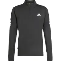 Adidas AD365 Running Iconic Half Zip Maglia da corsa Uomo (S, grigio)