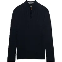 Superdry Maglione Con Mezza Zip Cotton Classic Cable