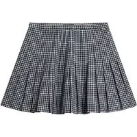 Superdry per donna. W7210205A Gonna Vintage Pleated a quadri grigia (XS), Casual, Grigio, Poliestere