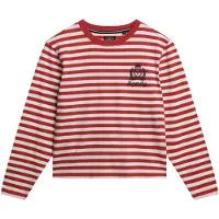 Superdry per donna. W6012109A Maglietta rossa del Country Club (XL), Rosso, Casual, Cotone, Manica lunga