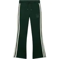 Superdry per donna. W7011308A Pantaloni Jogger ESS Stripe Flare verdi (XS), Casual, Verde, Cotone