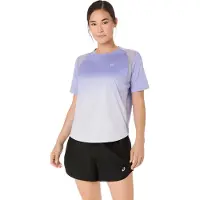 Asics Women's Road Fade S/S Top Maglia da corsa Donna (XL, lilla)