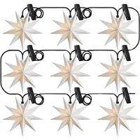 Sterntaler Catena luminosa decorativa a LED 9 stelle 9 LED bianco caldo Ø 115