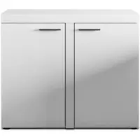 AX Living Cassettiera stretta Spacoro 2T - Eleganza per la casa, bianco