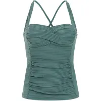 Protest Women's MIXCamo Tankini Top B&C-Cup Parte superiore bikini Donna (44 - Cup: B, turchese)