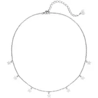 Hey Happiness Collana 'Cosmia' argento