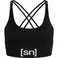 Super.natural Women's Super Top Reggiseno sportivo Donna (XS, nero)