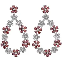 Avant Garde Orecchini 'Patriciaya' rosso