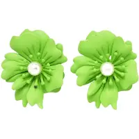 Avant Garde Orecchini 'Bernadetteya' verde neon