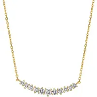 Hey Happiness Collana 'Tennis Glow' oro
