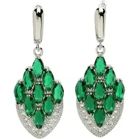 Avant Garde Orecchini 'Luciana' verde