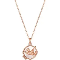 Hey Happiness Collana 'Serenity Locket' oro rosé