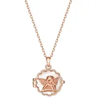 Hey Happiness Collana 'Seraphina Locket' oro rosé