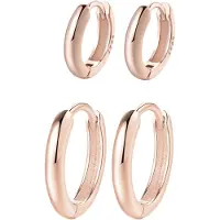 Hey Happiness Orecchini 'Balance Duo' oro rosé
