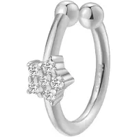 Hey Happiness Orecchini 'Solaris Cuff' argento