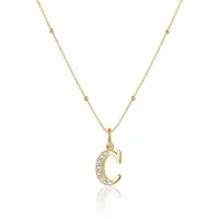 Hey Happiness Collana 'Letter C' oro