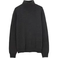 GOBI Cashmere Pullover 'Men's Essential Turtleneck Cashmere Sweater' antracite
