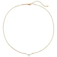 Hey Happiness Collana 'Crown Spark' oro rosé