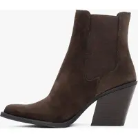 Estro Stivale da cowboy '09-3802' marrone scuro