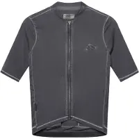 CafÉ Du Cycliste Laurette Maglietta da ciclismo Uomo (XL, blu/grigio)