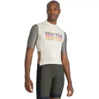 Sportful Supergiara 2 Logo Jersey Maglietta da ciclismo Uomo (L, grigio)