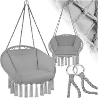 TecTake poltrona sospesa Grazia 80 x 72 x 125 cm