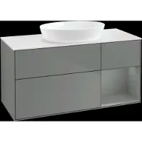 Villeroy & Boch V&B mobile da parete Finion 120cm, Pl w m, Rg Oli. m Lac, Oli. m Lac