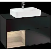 Villeroy & Boch V&B illuminazione a parete del mobile Finion 100, Pl bla m, Reg li Oa ven, bla m Lac