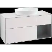 Villeroy & Boch V&B mobile da parete Finion 120cm, Pl wh. m, Reg md m Lac, wh. m Lac