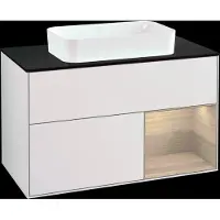 Villeroy & Boch V&B mobile da parete Finion 100x60,3 cm, Reg re Oa ven, wh. m Lac