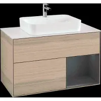 Villeroy & Boch V&B illuminazione a parete del mobile Finion 100, Pl w m, Reg re md bl. m Lac, Oa ven