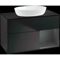 Villeroy & Boch V&B illuminazione a parete del mobile Finion 100, Pl bla m, Reg md m Lac, bla m Lac