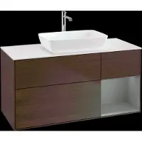 Villeroy & Boch V&B mobile da parete Finion 120cm, Pl wh. m, Reg Oli. m Lac, wal ven