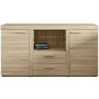 AX Living Cassettiera Spacoro 2T2S Moderna Rovere Sonoma
