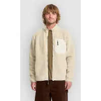 Volcom Muzzer Fuzzar Zip Giacca in pile Uomo (XXL, beige)