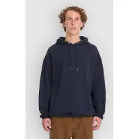 Volcom Stone PO Fleece Felpa con cappuccio Uomo (XL, blu)