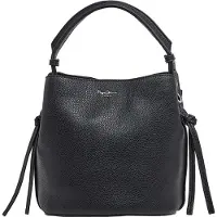 Pepe Jeans per donna. PL0300110 Borsa nera Tyler Script (OSFA), Nero, Casual, Poliuretano