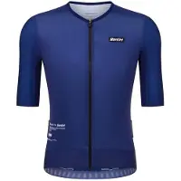 Santini Mads Pedersen Momentum Series Short Sleeve Jersey Maglietta da ciclismo (M, blu)