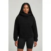 CMP Women's Sweat Fix Hood Felpa con cappuccio Donna (L, nero)
