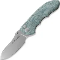 Viper Coltello pieghevole Moon, Stonewashed, Teal Canvas Micarta