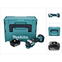Makita Utensile multifunzione a batteria DTM 52 G1J 18 V Starlock Max Brushless + 1x batteria ricaricabile 6,0 Ah + Makpac - senza caricabatterie