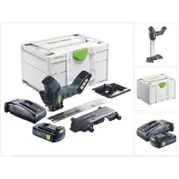 Festool Seghetto a batteria ISC 240 EB-Basic 18 V 240 mm + 1x batteria 3,0 Ah + caricabatterie + Systainer