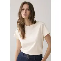 Summum Woman Rhine Stone Logo Tee Ivory Taglia: XXL | Maglie Sportivi Outlet | Donna | Bianco