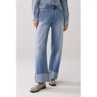 Summum Woman Straight Jeans Vintage Cotton Twill Vintage Blue Denim Taglia: 38 | Jeans straight fit Outlet | Donna | Blu