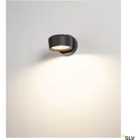 SLV Applique da esterno LED Eskina Spot, antracite CCT IP65