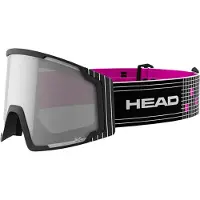 Head - Maschera da sci - Neves Pro 5K Race Vis RD + SL in Silicone - Taglia L - Nero