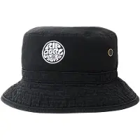 Rip Curl Wetty Icon Bucket Hat Cappello Uomo (L/XL, nero)